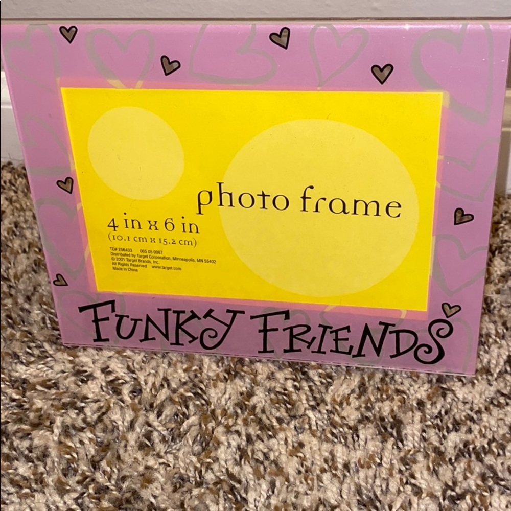 Cute pink Acrylic Photo frame 4 X6